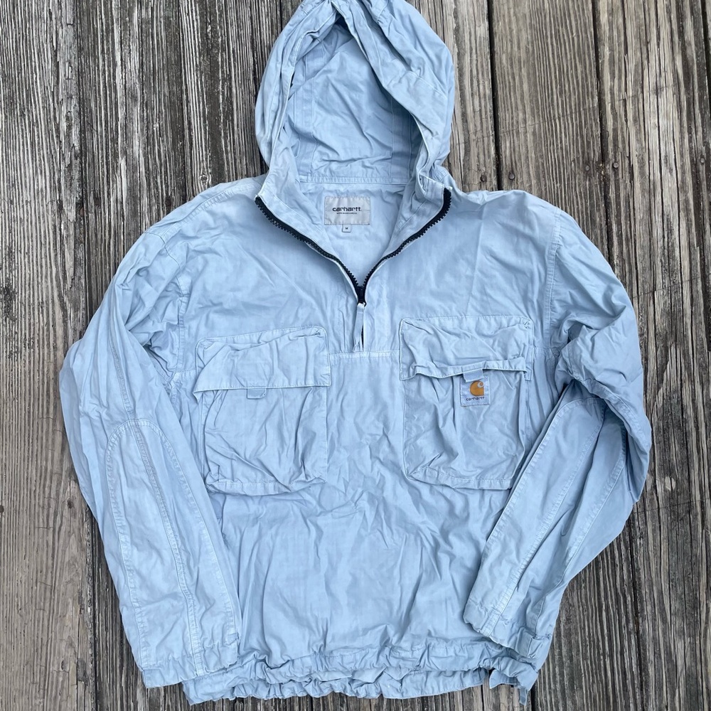 Carhartt Sky Blue Hooded Jacket